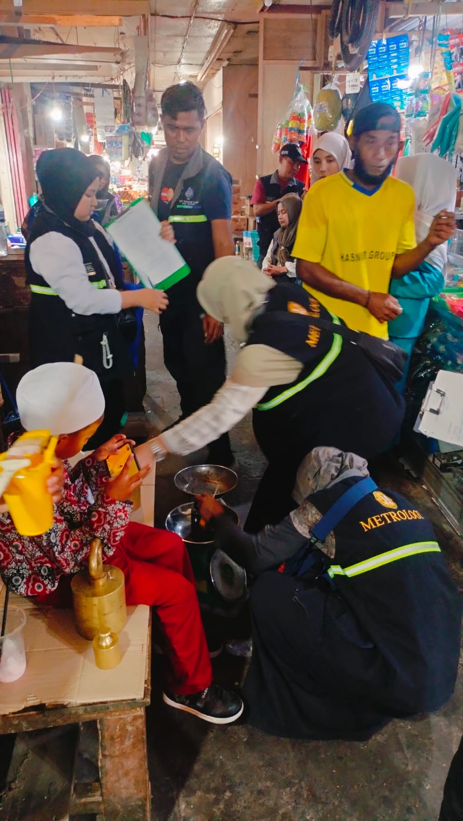 KEGIATAN SIDANG TERA TERA ULANG UTTP TAHUN 2025 DI PASAR BASTIONG